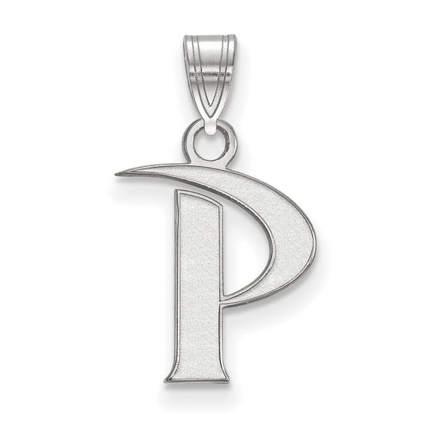 White Sterling Silver Charm Pendant California NCAA University Of Berkeley 32 mm 25